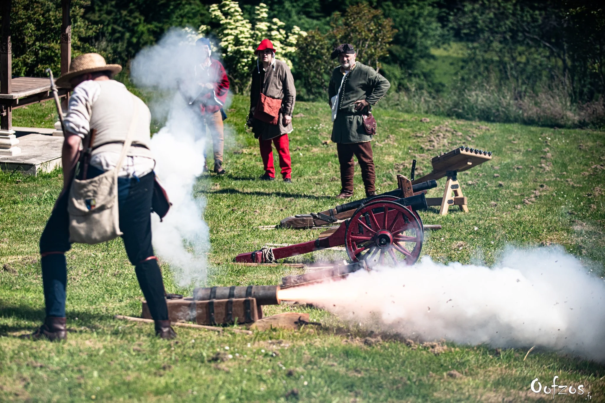 Tirs aux canons